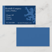 Scotland Rampant Lion Visitekaartje (Voorkant / Achterkant)