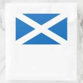 SCOTLAND RECHTHOEKIGE STICKER (Tas)