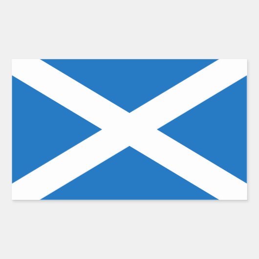 SCOTLAND RECHTHOEKIGE STICKER (Voorkant)