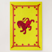 Scotland red Rampant Lion flag/shield/1014 part Legpuzzel (Verticaal)
