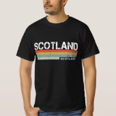 Scotland Retro  Stripes T-shirt (Voorkant)