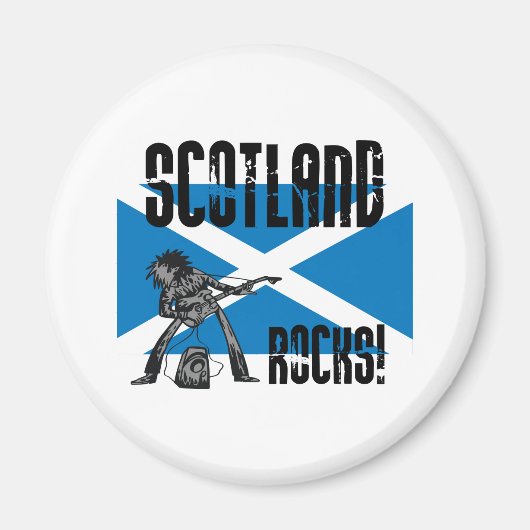 Scotland Rocks Magneet (Voorkant)