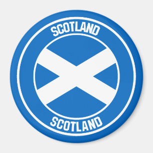 Scotland Round Emblem Magneet