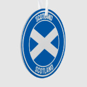 Scotland Round Emblem Ornament (voorkant)