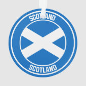 Scotland Round Emblem Ornament (achterkant)