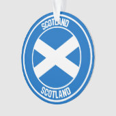 Scotland Round Emblem Ornament (voorkant)