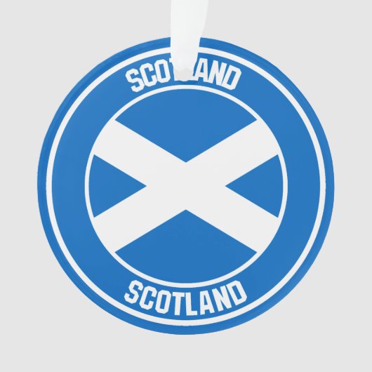Scotland Round Emblem Ornament (voorkant)