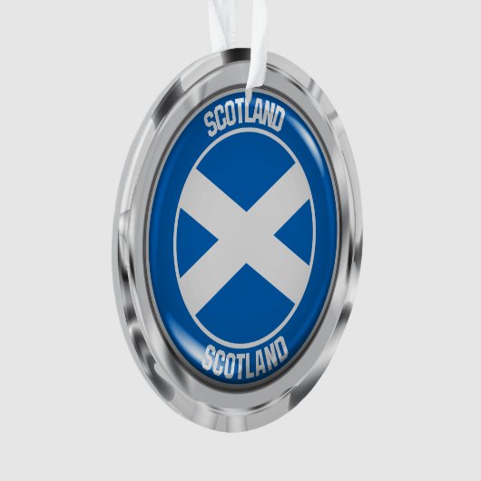 Scotland Round Emblem Ornament (voorkant)