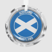 Scotland Round Emblem Ornament (achterkant)