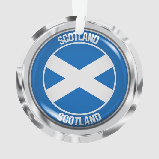 Scotland Round Emblem Ornament (achterkant)