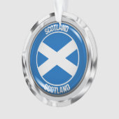 Scotland Round Emblem Ornament (voorkant)