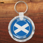 Scotland Round Emblem Sleutelhanger (Voorkant)
