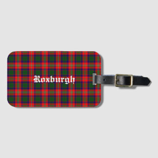 Scotland Roxburgh District Tartan Gepersonaliseerd Bagagelabel