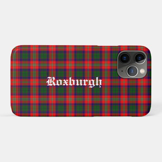 Scotland Roxburgh District Tartan Gepersonaliseerd Case-Mate iPhone Case (Achterkant (horizontaal))