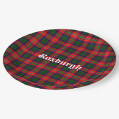 Scotland Roxburgh District Tartan Gepersonaliseerd Papieren Bordje (Gekanteld)