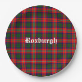 Scotland Roxburgh District Tartan Gepersonaliseerd Papieren Bordje (Voorkant)