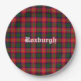 Scotland Roxburgh District Tartan Gepersonaliseerd Papieren Bordje