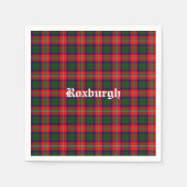 Scotland Roxburgh District Tartan Gepersonaliseerd Servet (Voorkant)