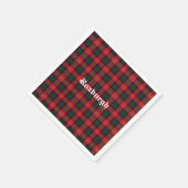 Scotland Roxburgh District Tartan Gepersonaliseerd Servet (Hoek)