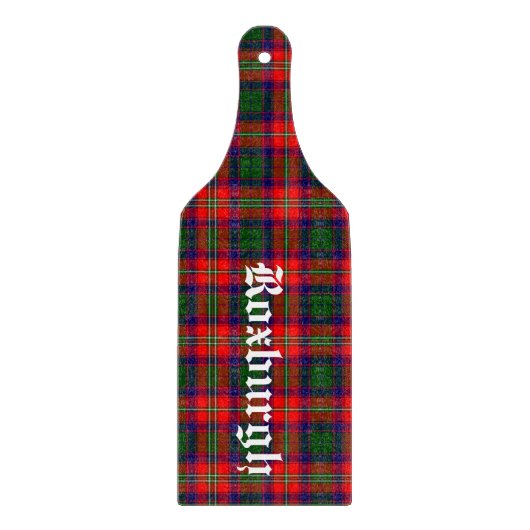Scotland Roxburgh District Tartan Gepersonaliseerd Snijplank (Voorkant)