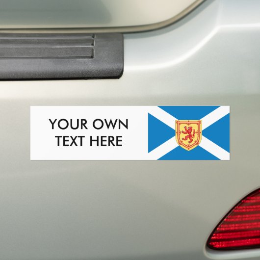 Scotland Royal Arms Flag Pattern Bumpersticker (Op auto)