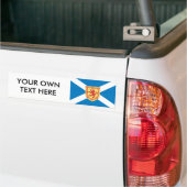 Scotland Royal Arms Flag Pattern Bumpersticker (Op Truck)