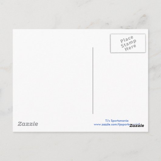 Scotland Rugby Ball Briefkaart (Achterkant)