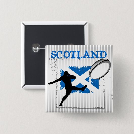 Scotland Rugby Button (Voorkant /achterkant)