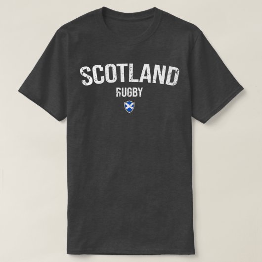 Scotland Rugby Six Nations Rugby Scotland Support T-shirt (Design voorkant)