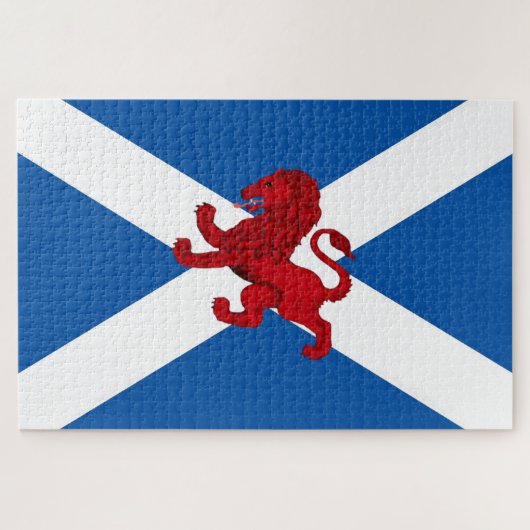 Scotland Saint Andrew's flag/Rampant Lion 1014 Legpuzzel (Horizontaal)
