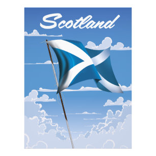 Scotland Saltire Foto Afdruk