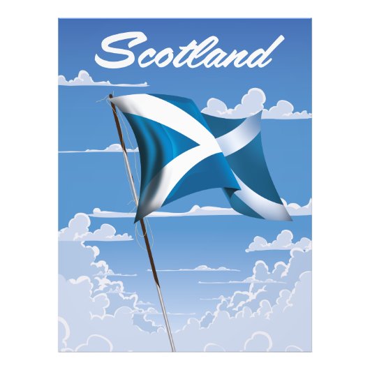 Scotland Saltire Foto Afdruk (Voorkant)