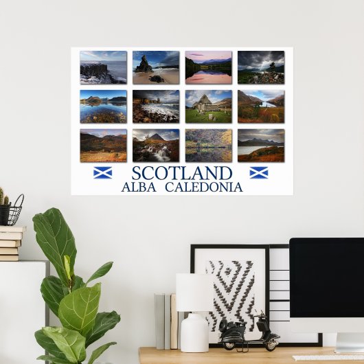 Scotland - Schottland - Schotland - Caledonia Poster (Thuiskantoor)