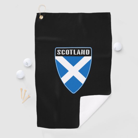 Scotland Shield Golfhanddoek (Insitu)
