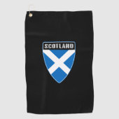 Scotland Shield Golfhanddoek (Voorkant)