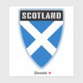 Scotland Shield Sticker (Vel)