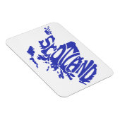 Scotland Silhouette Word Art Magneet (Rechterzijde)