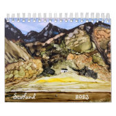 Scotland Skye Original art Paintings Calendar Kalender (Hoes)