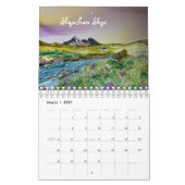 Scotland Skye Original art Paintings Calendar Kalender (Mar 2027)