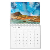 Scotland Skye Original art Paintings Calendar Kalender (Jan 2026)