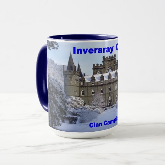 Scotland Snow Inveraray Castle Campbell Clan Mok (Voorkant links)
