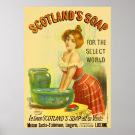 Scotland Soap Advertisement Poster
