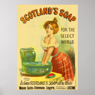 Scotland Soap  Advertisement Poster