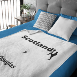 Scotland Soccer, aanpasbaar Fleece Deken