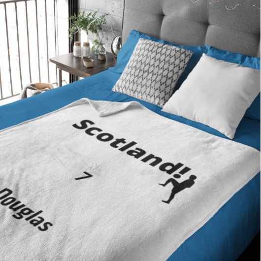 Scotland Soccer, aanpasbaar Fleece Deken