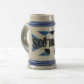 Scotland Soccer Beer Stein Bierpul (Voorkant links)