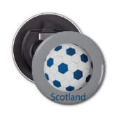 Scotland Soccer Button Flesopener (Voorkant)