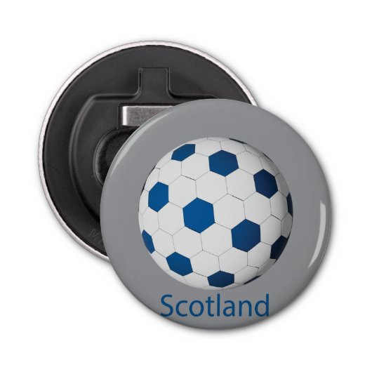 Scotland Soccer Button Flesopener (Voorkant)