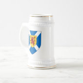 Scotland Stein - Cross & Lion Shield Bierpul (Voorkant links)