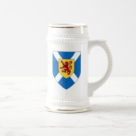Scotland Stein - Cross & Lion Shield Bierpul (Rechts)